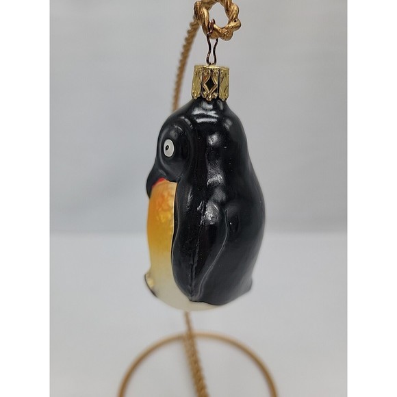 Vintage Inge Glass Penguin Ornament Made In Germany - Picture 2 of 5